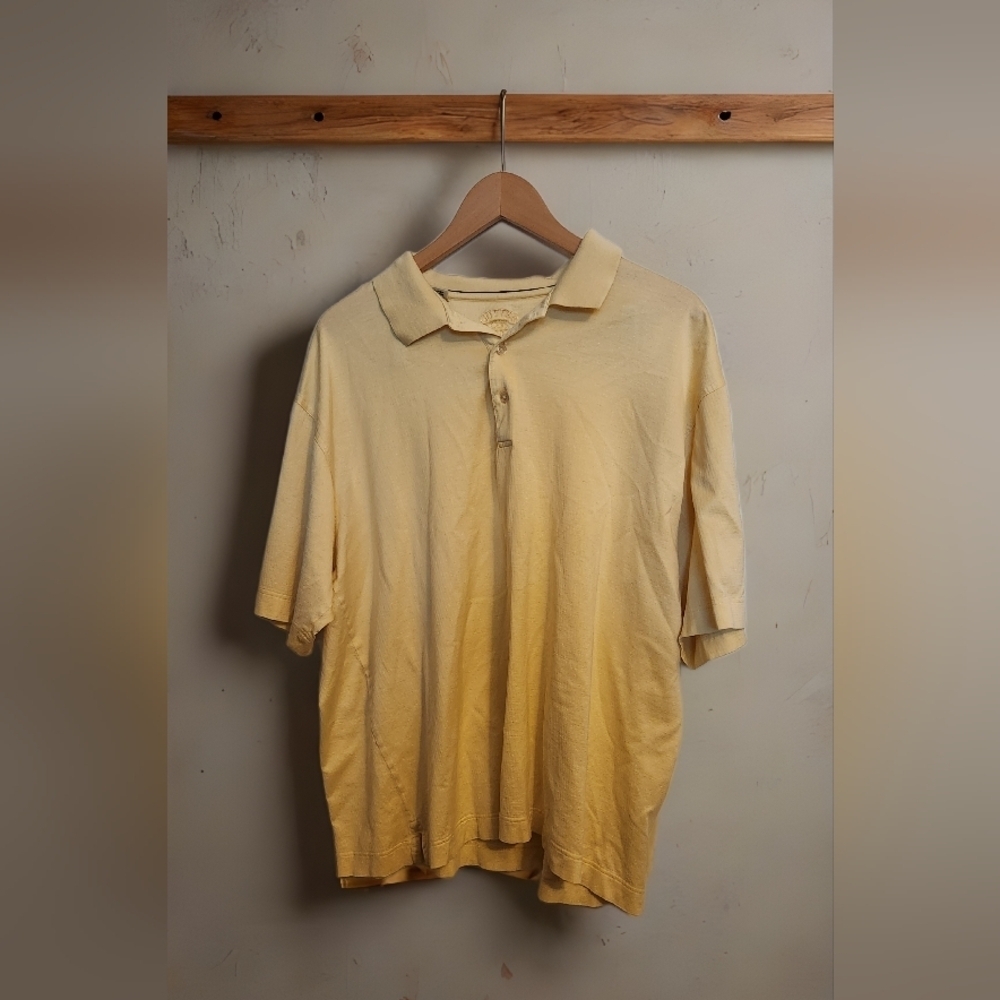 Cutter & Buck Men's Cream Polo Shirt